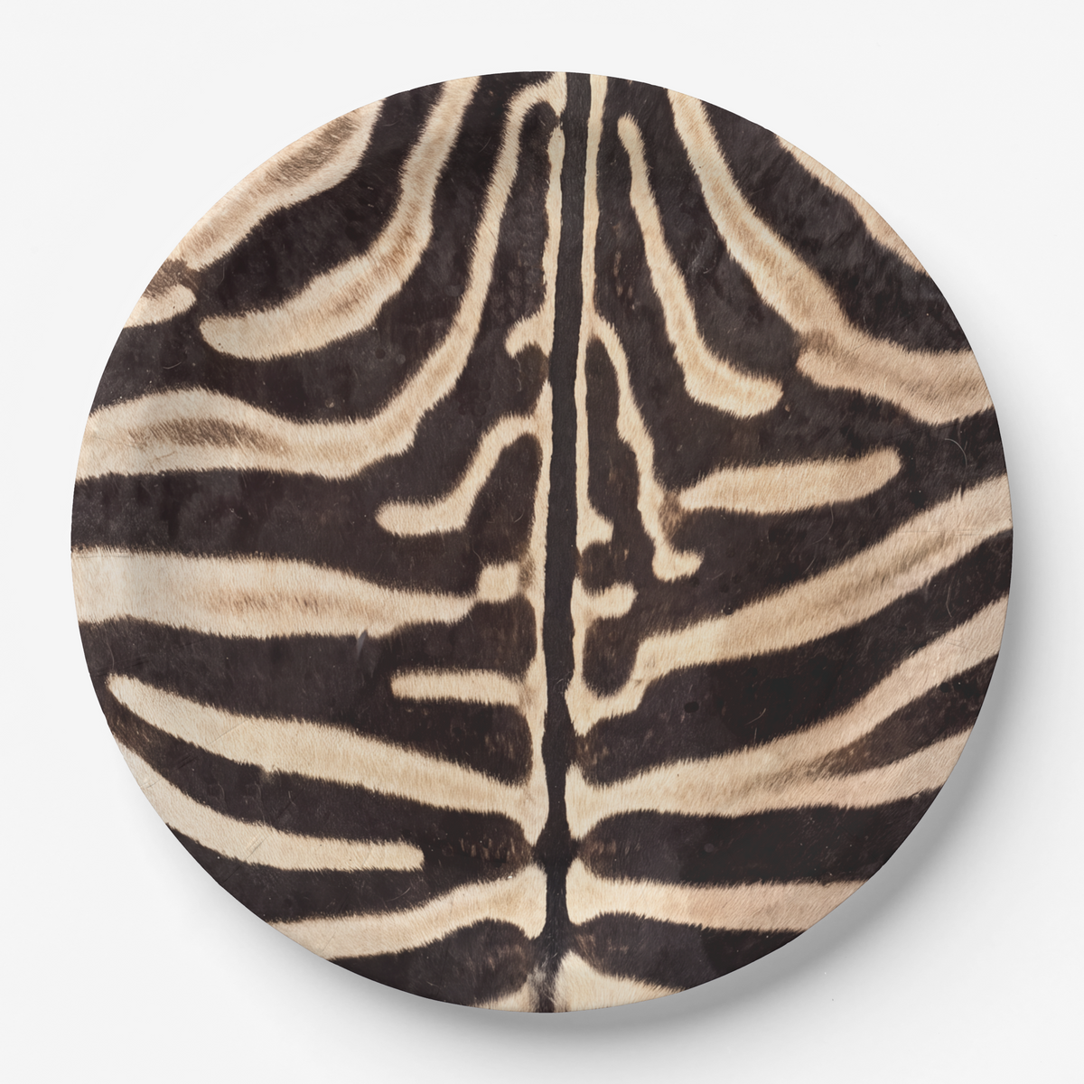 Vintage Voyagers France Noël Le Zèbre Paper Plate — zebra print