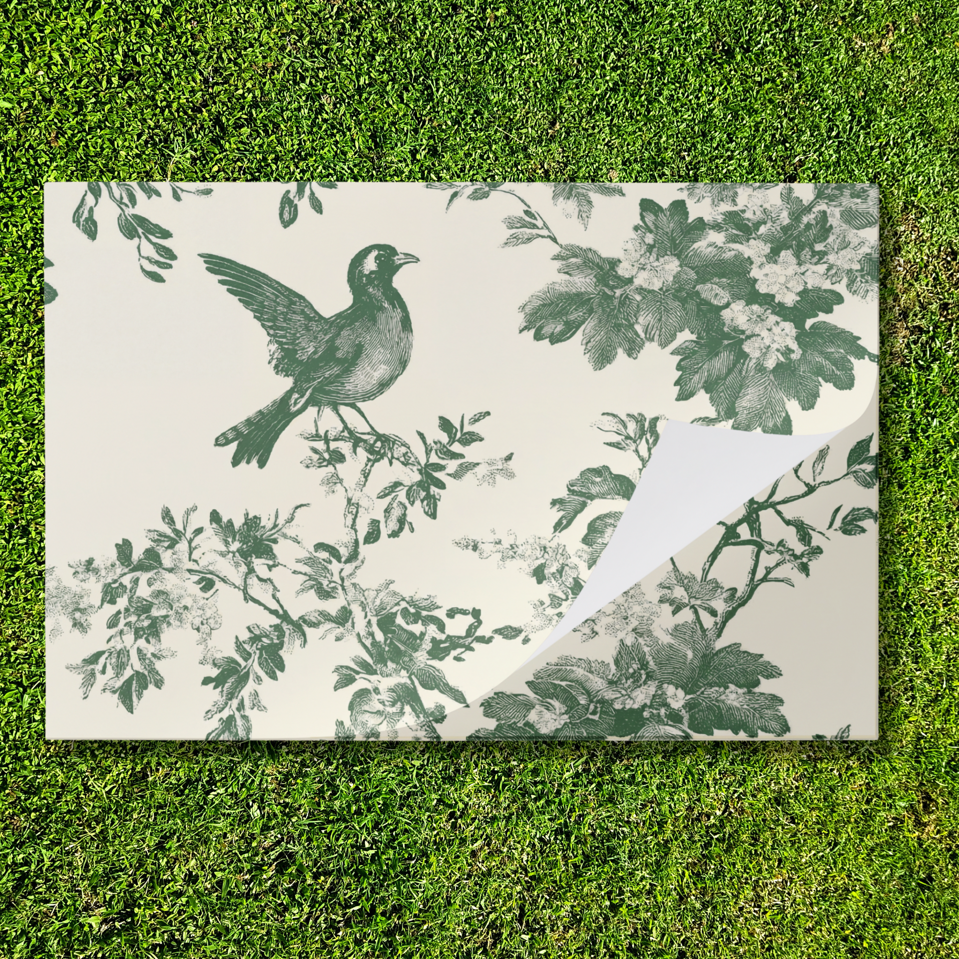 Tear Away L'Oiseau Toile Paper Party Placemat