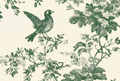 L'oiseau Green Toile Tear Away Paper Placemat
