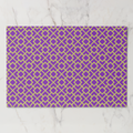 La Chinoiserie Violet Fretwork Paper Placemat (Pad of 25)