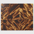 Tortoiseshell paper table runner, pattern flat
