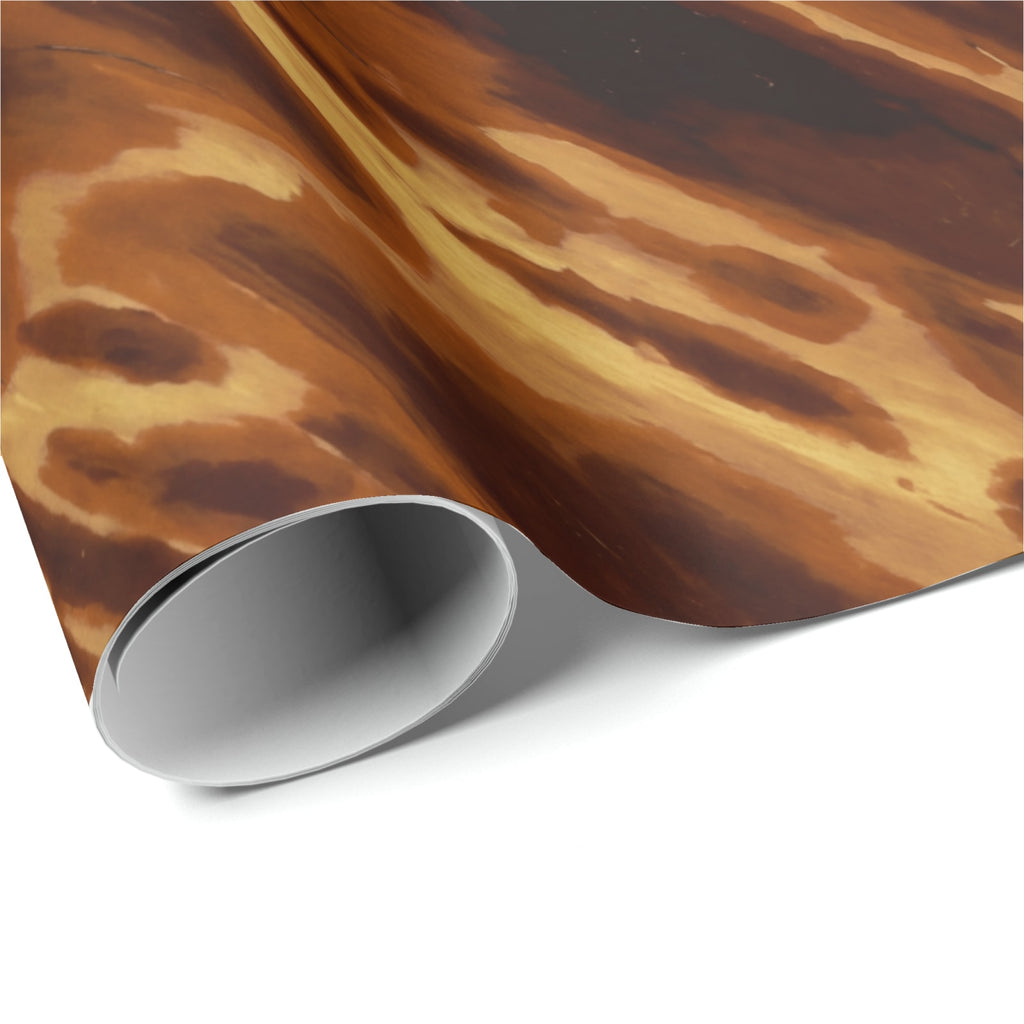 Tortoiseshell paper table runner, roll
