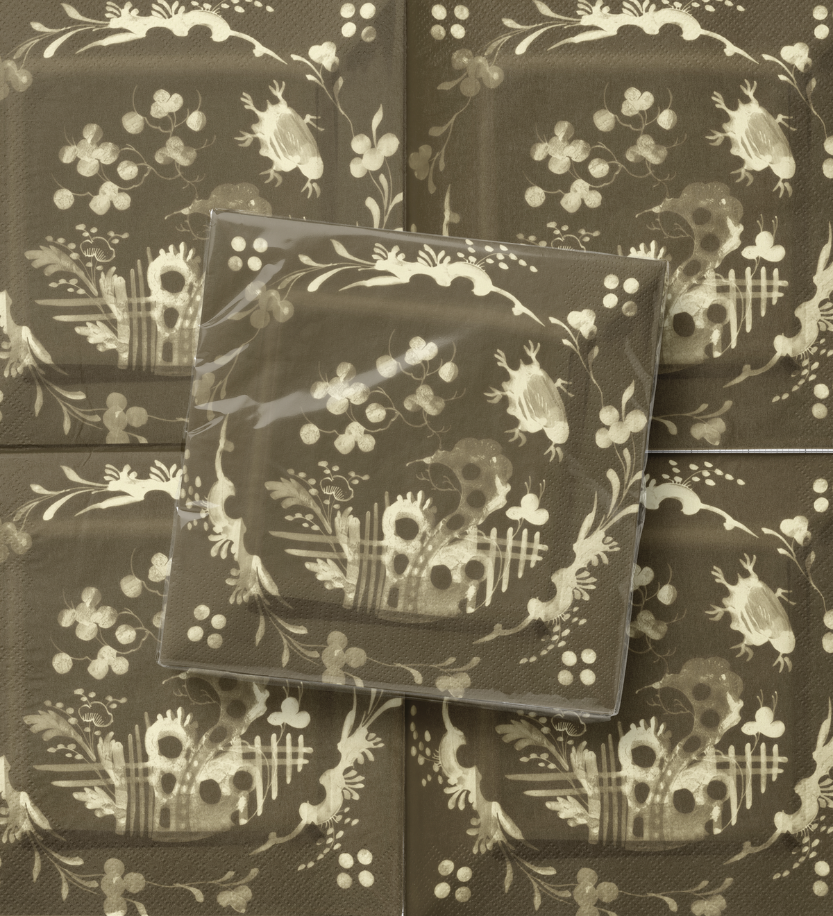Vintage Voyagers France Fawn Dinner Napkins