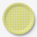 Vintage Voyagers France Acid Houndstooth Plate