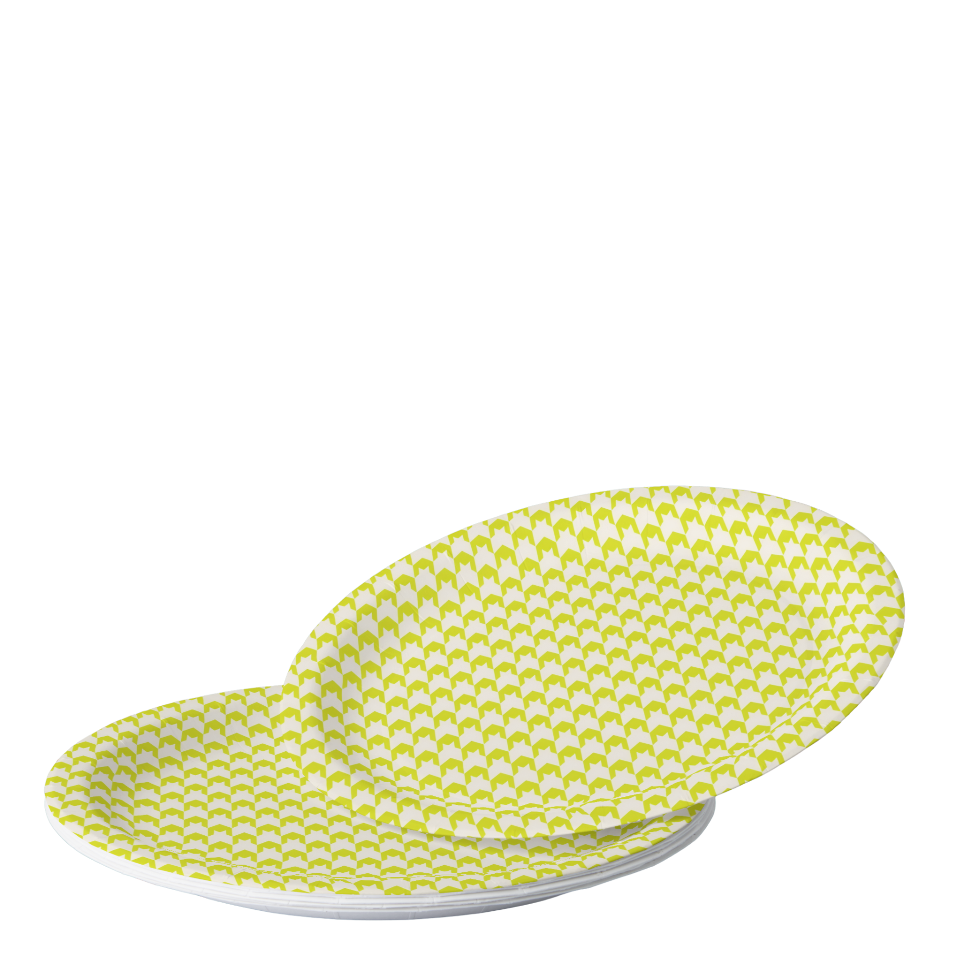 Vintage Voyagers France Acid Houndstooth Plate