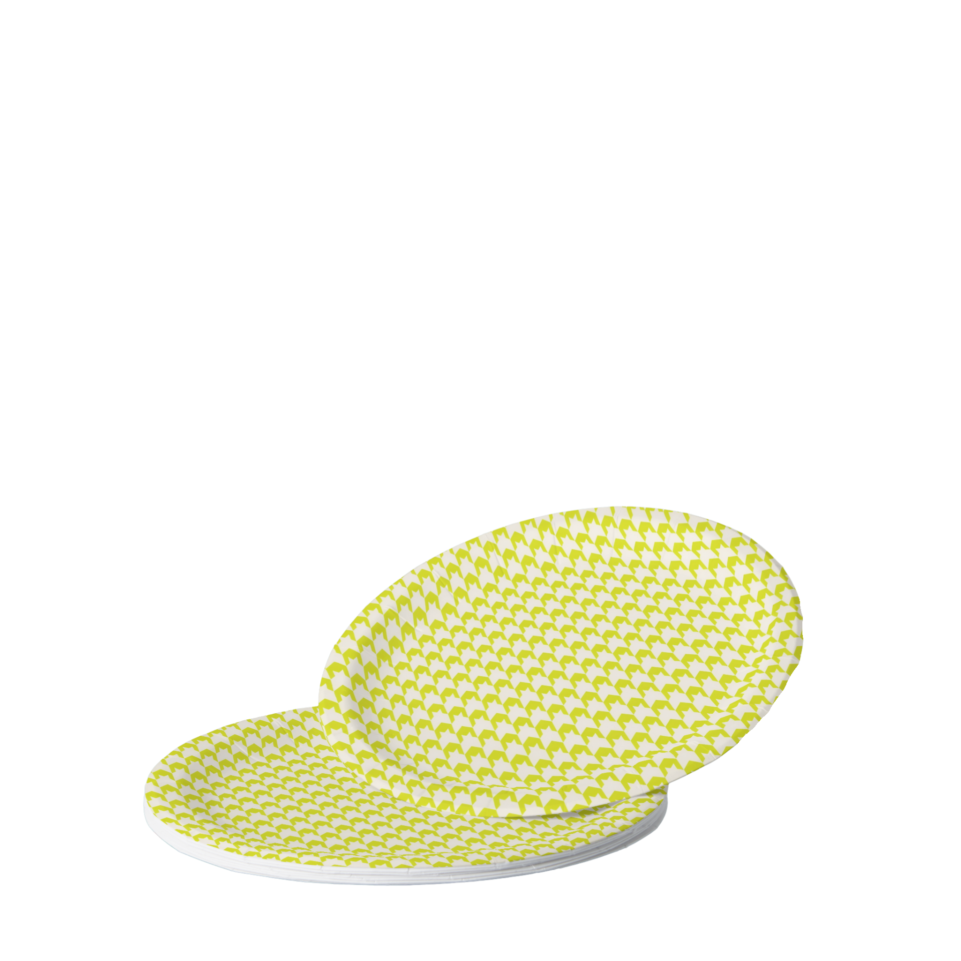 Vintage Voyagers France Acid Houndstooth Plate