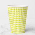 Vintage Voyagers France Acid Houndstooth Paper Party Cup