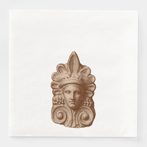 Antefix cocktail napkin