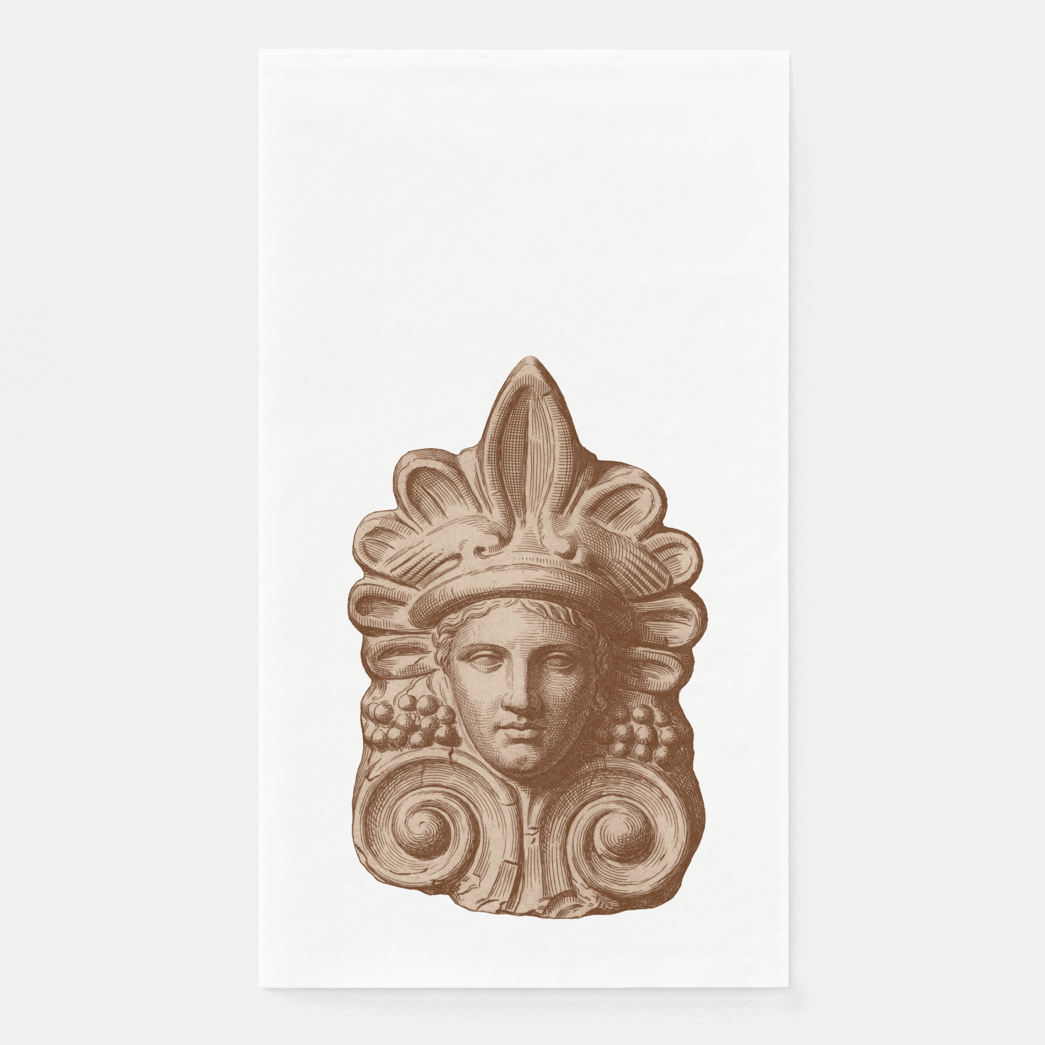 Antefix guest towel