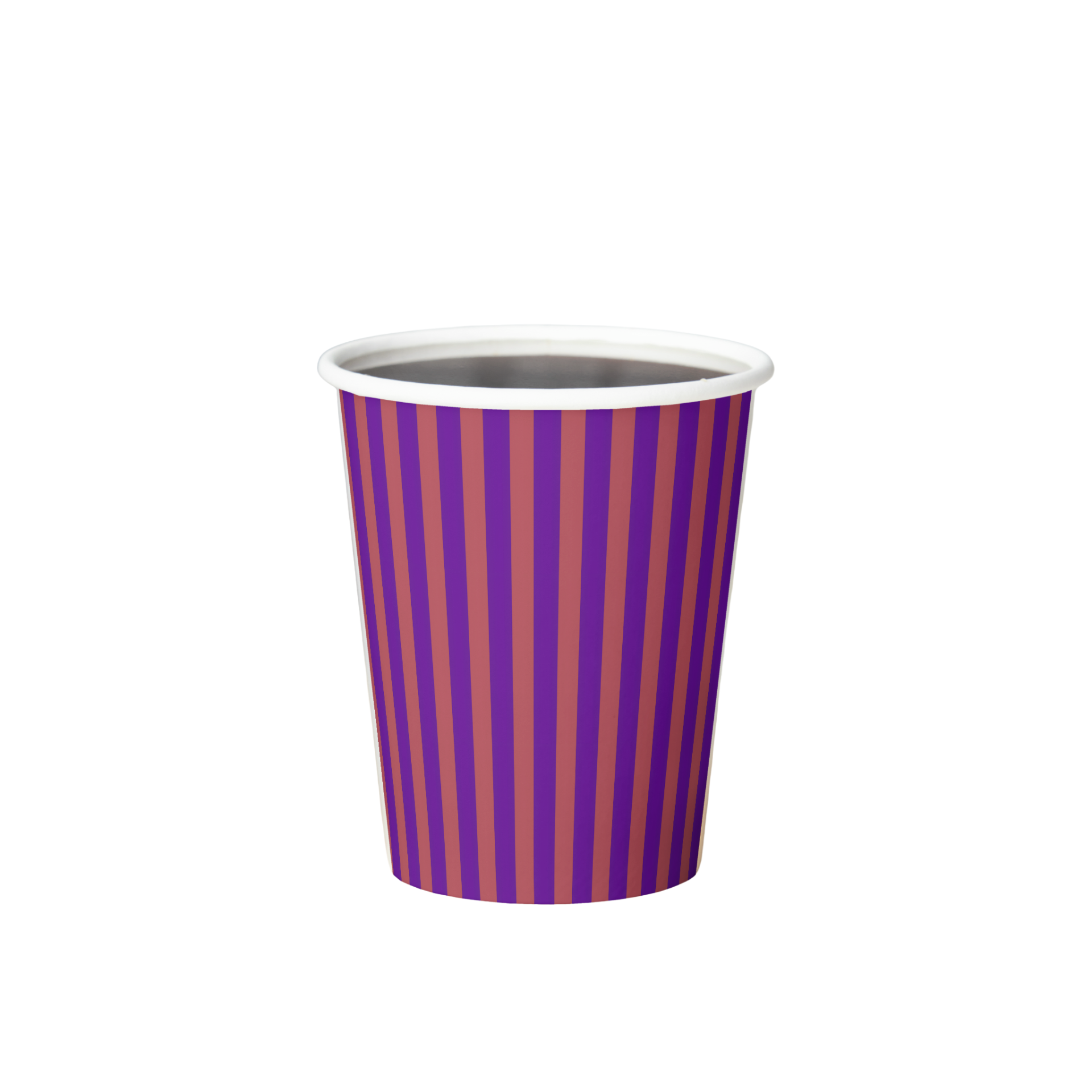 Vintage Voyagers France Aubergine Paper Party Cups 