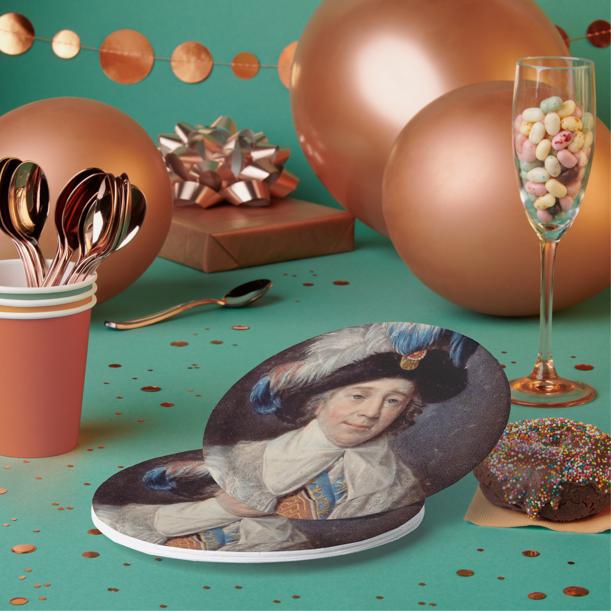 Vintage Voyagers Barras Paper Party Plates