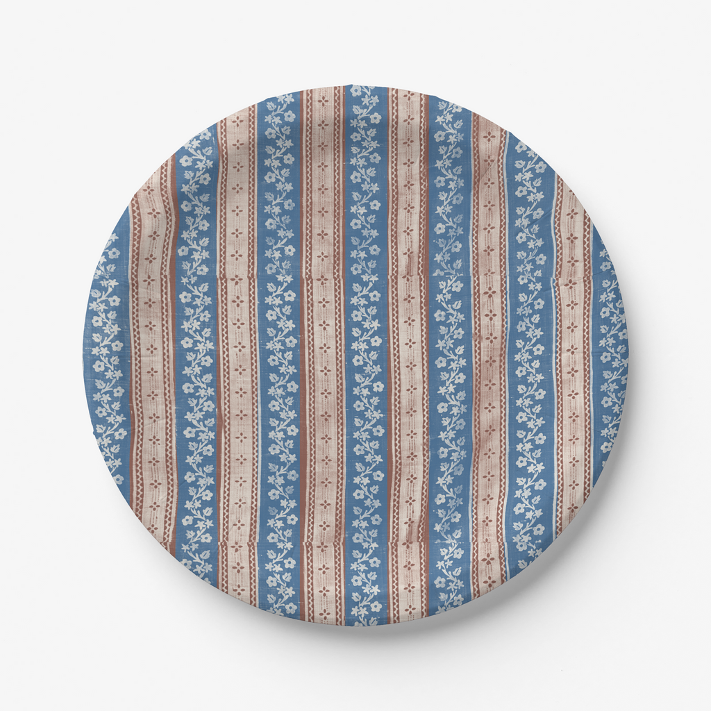 Vintage Voyagers France Bastide French Blue Plate