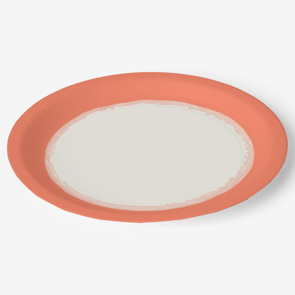 Vintage Voyagers France Les Classiques Coral plate