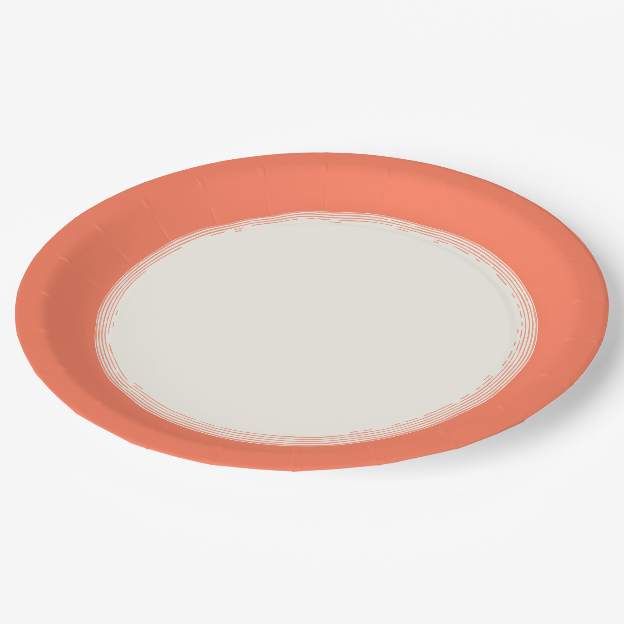 Vintage Voyagers France Les Classiques Coral plate