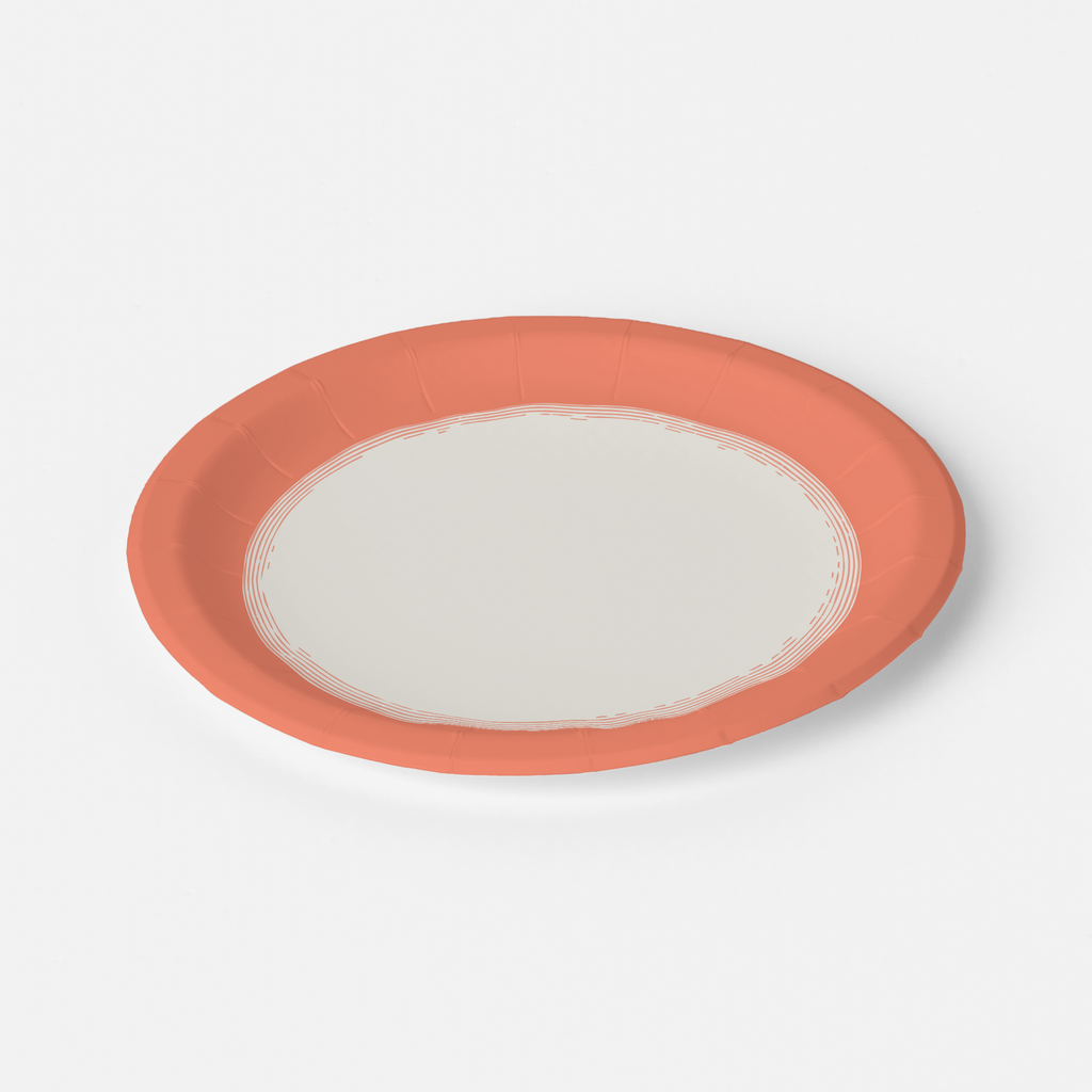 Vintage Voyagers France Les Classiques Coral plate