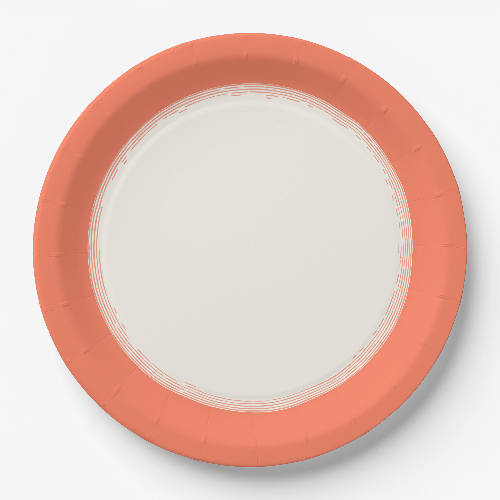 Vintage Voyagers France Les Classiques Coral plate