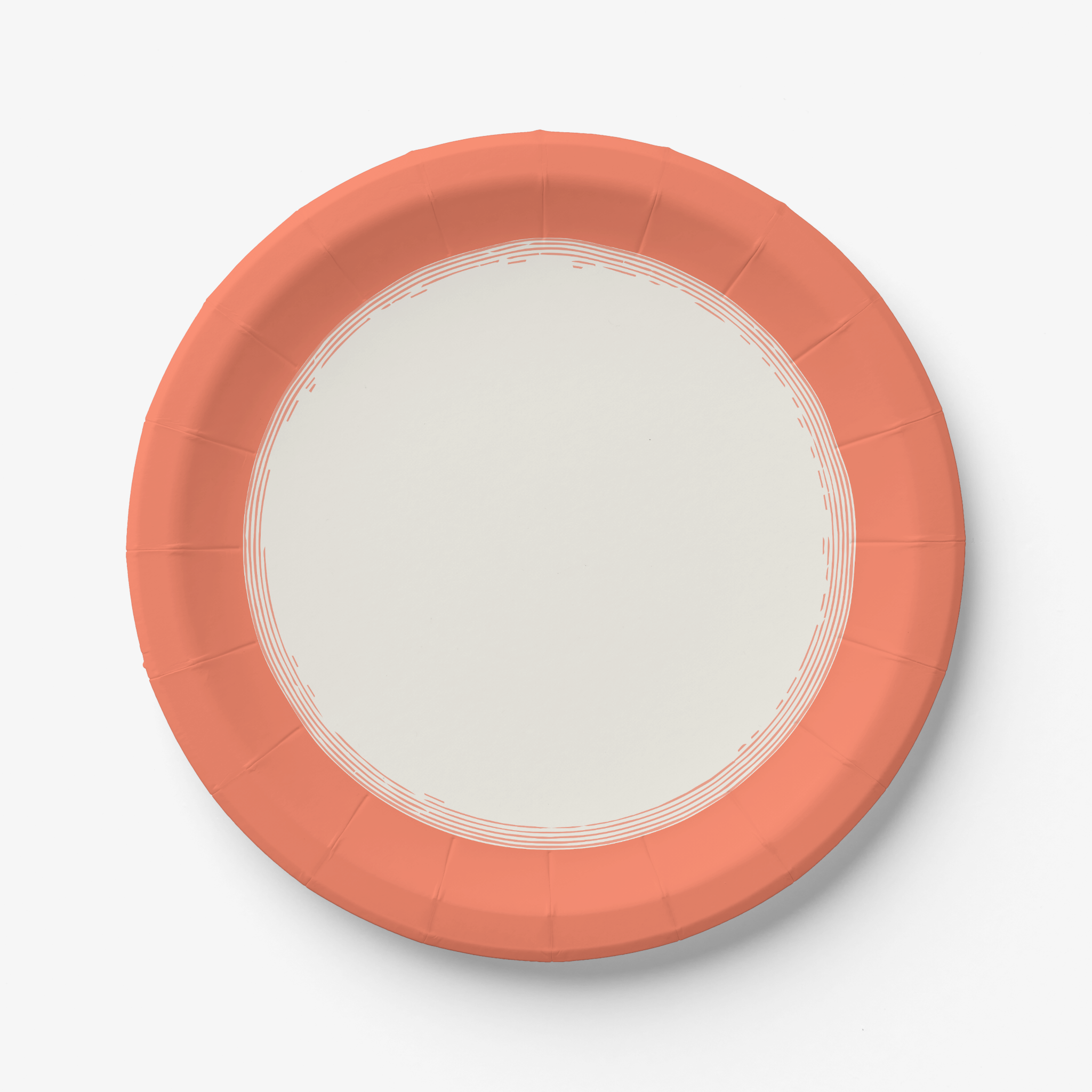 Vintage Voyagers France Les Classiques Coral plate