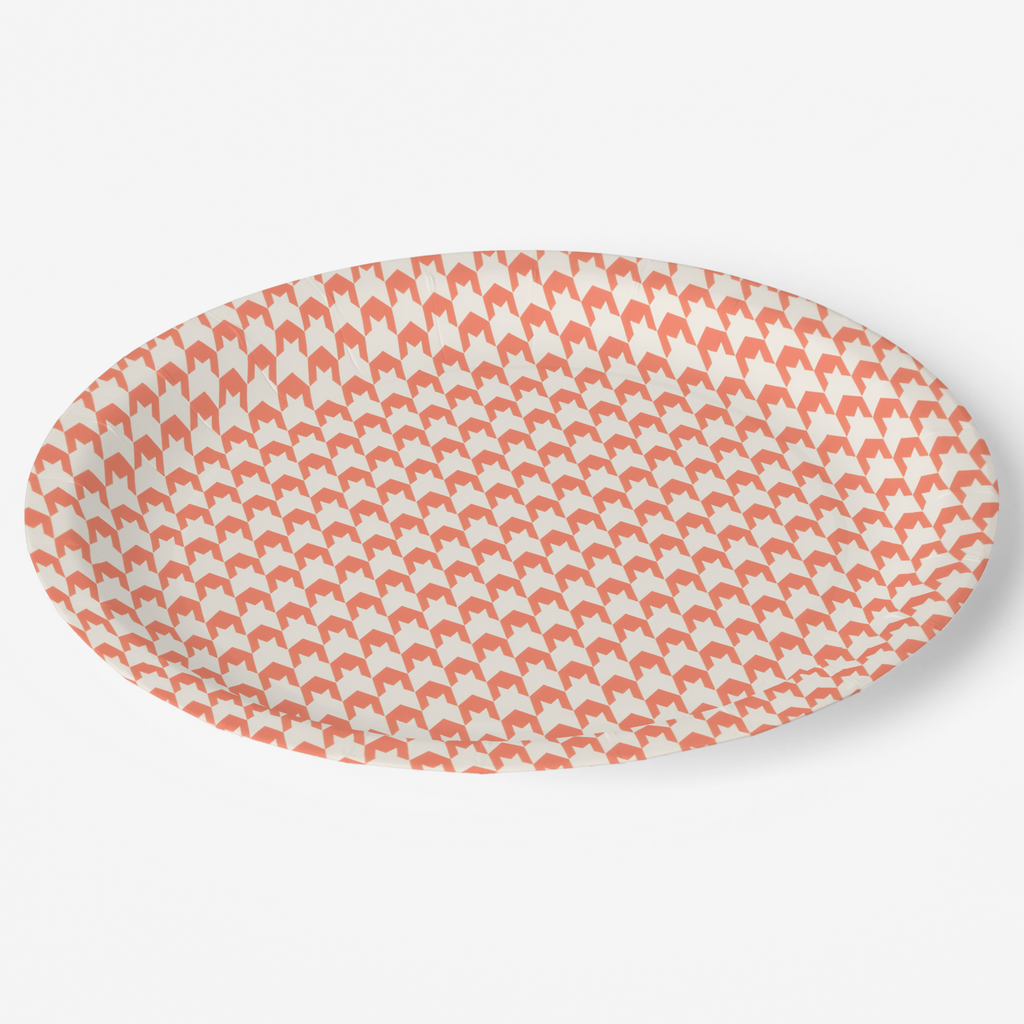 Vintage Voyagers France Coral Paper Plates
