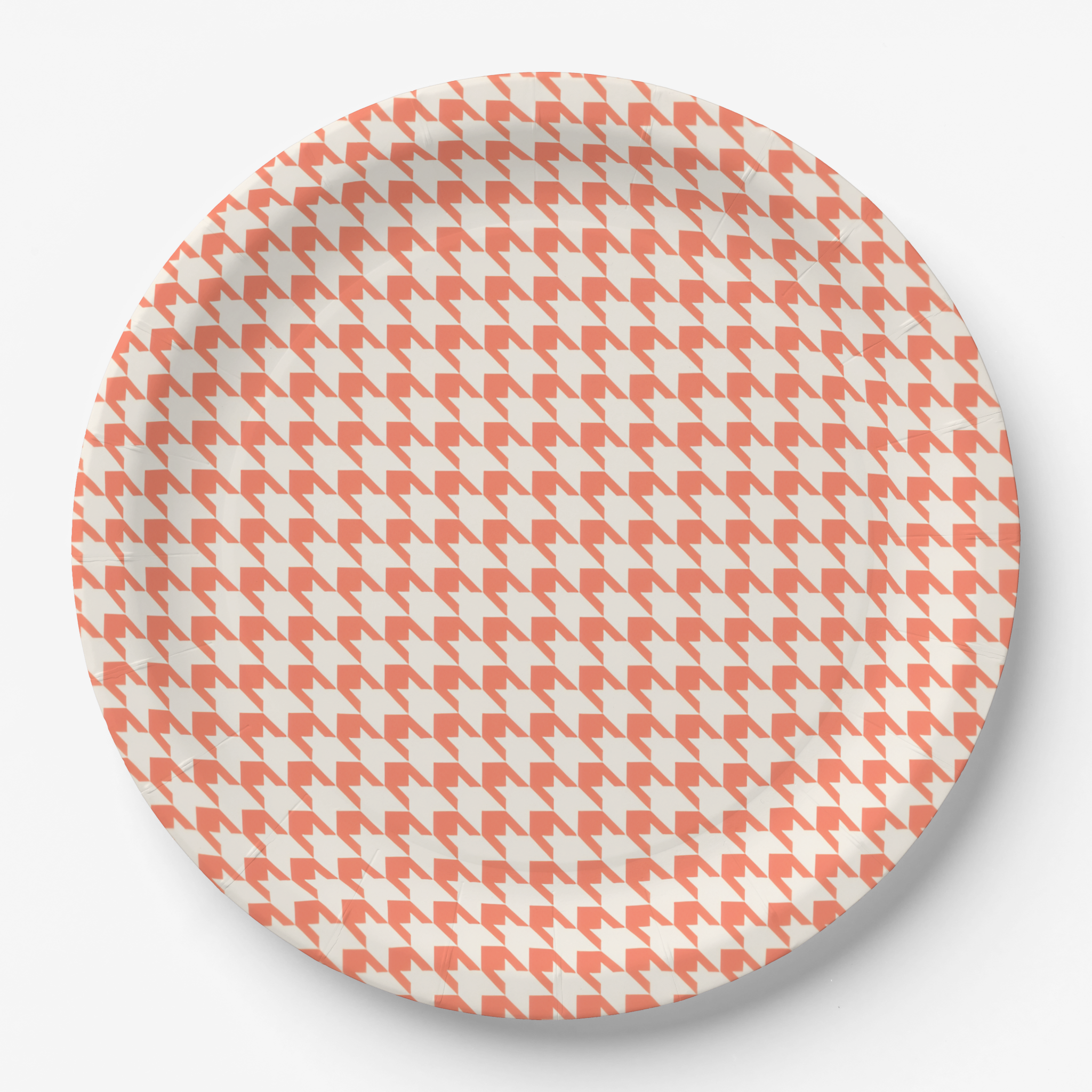 Vintage Voyagers France Coral Paper Plates