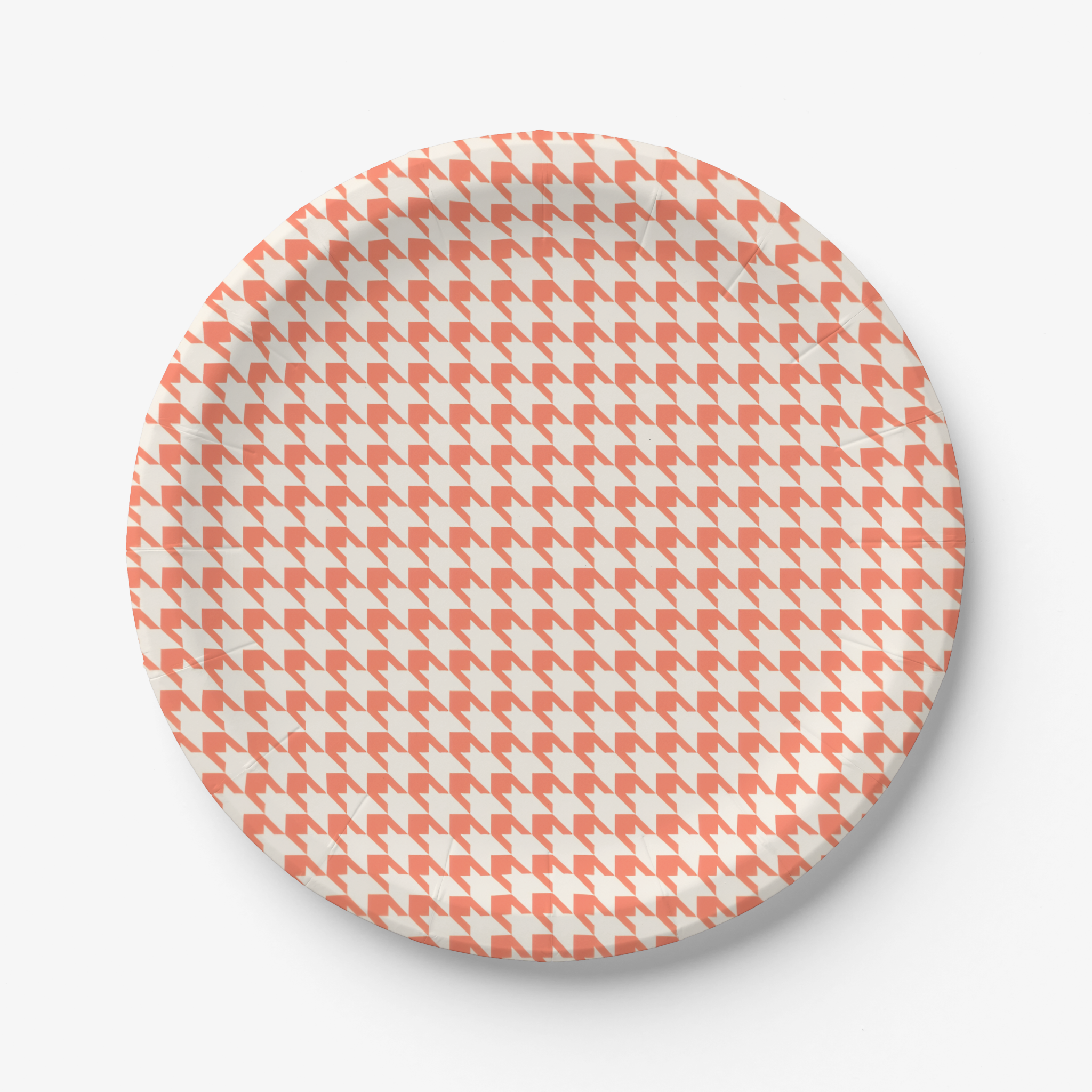 Vintage Voyagers France Coral Paper Plates
