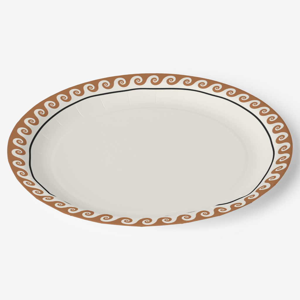 Vintage Voyagers France Paper Party Plate
