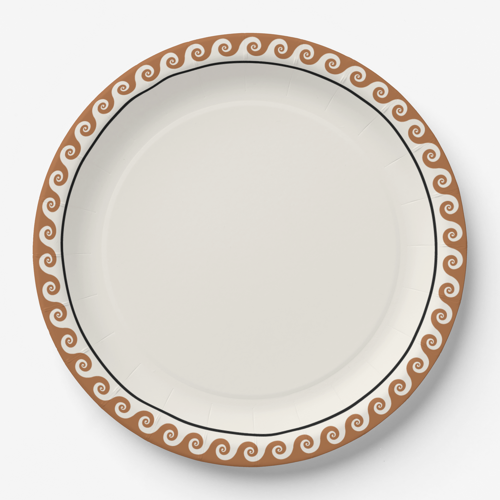 Vintage Voyagers France Paper Party Plate