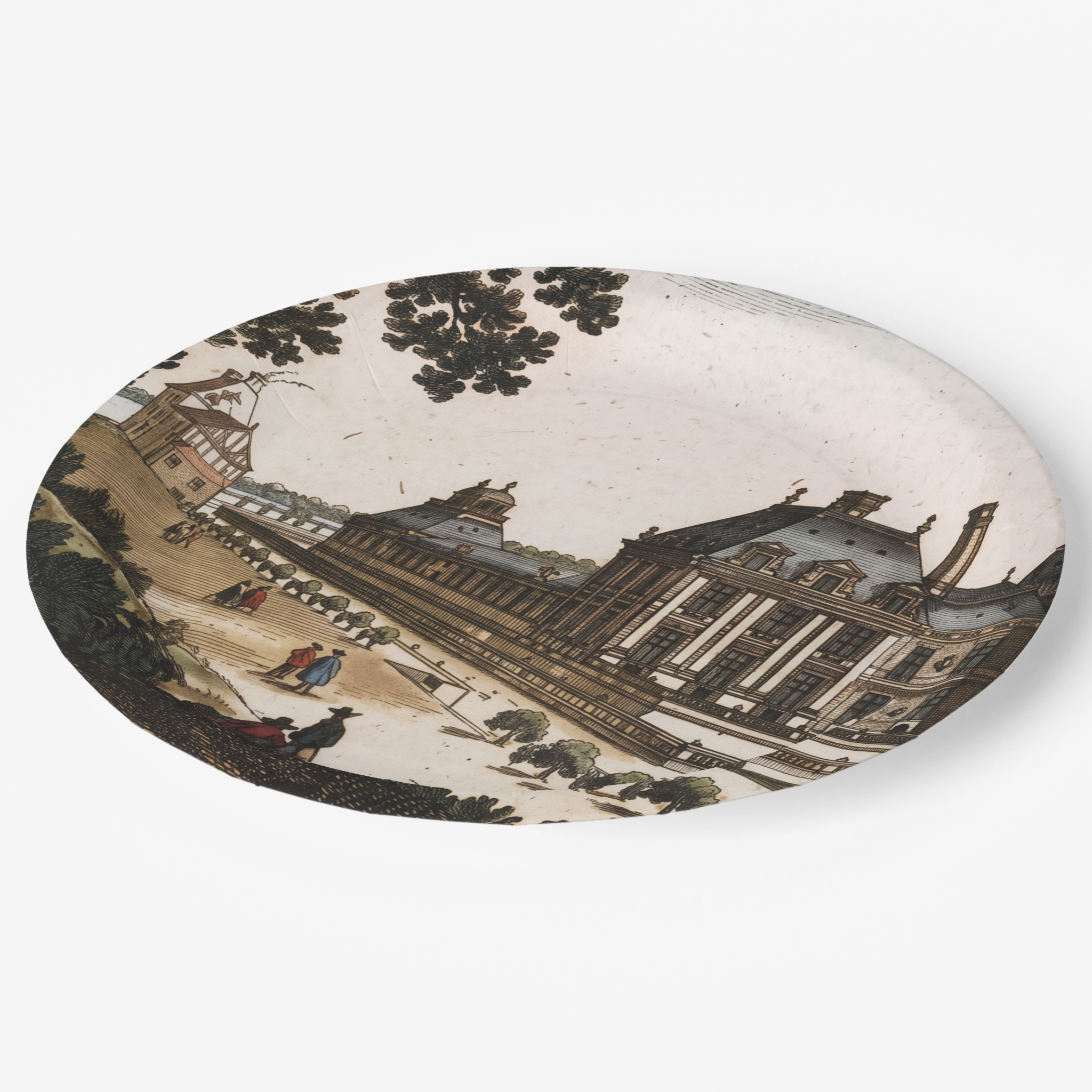 Vintage Voyagers France Paper Party Plates