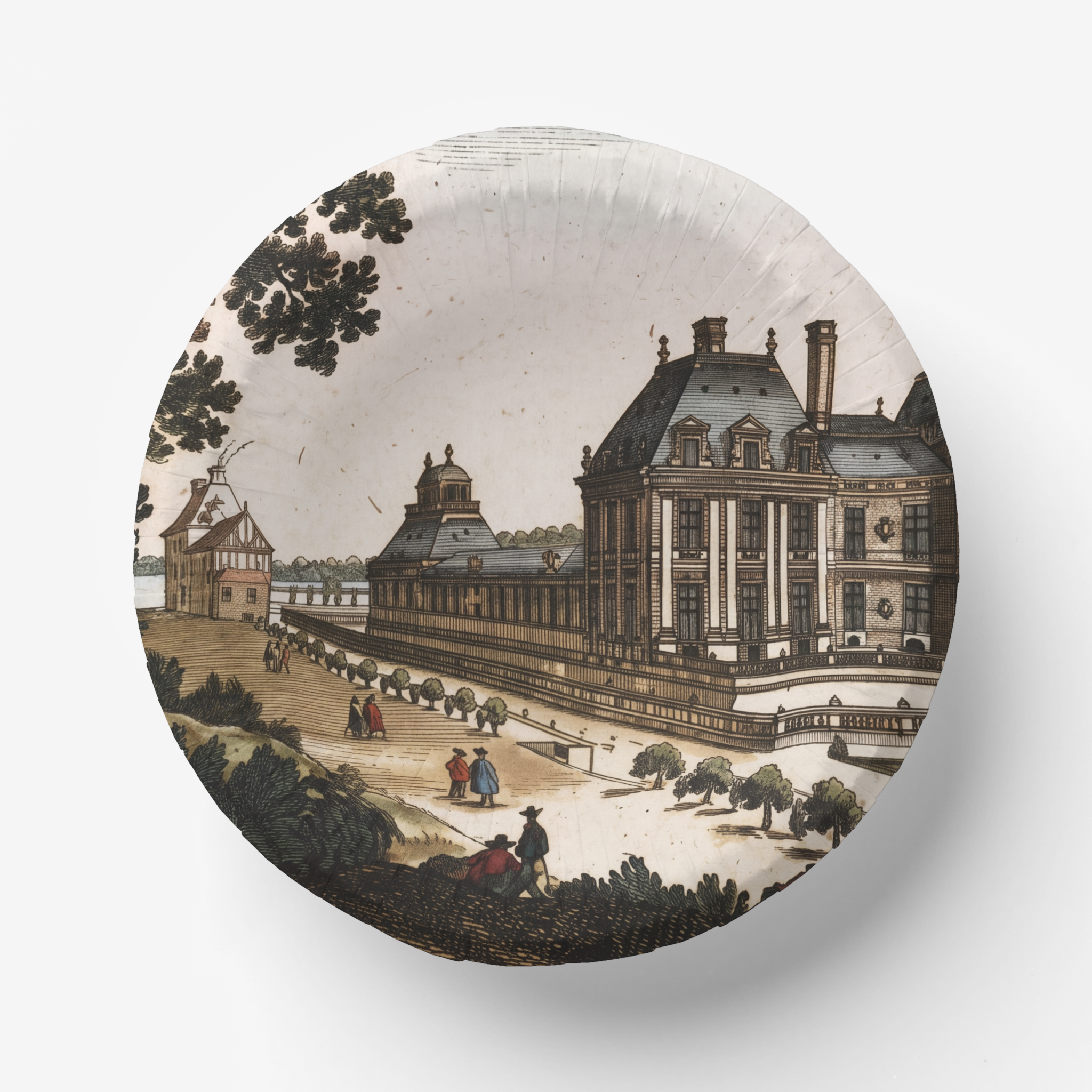 Vintage Voyagers France Paper Party Plates