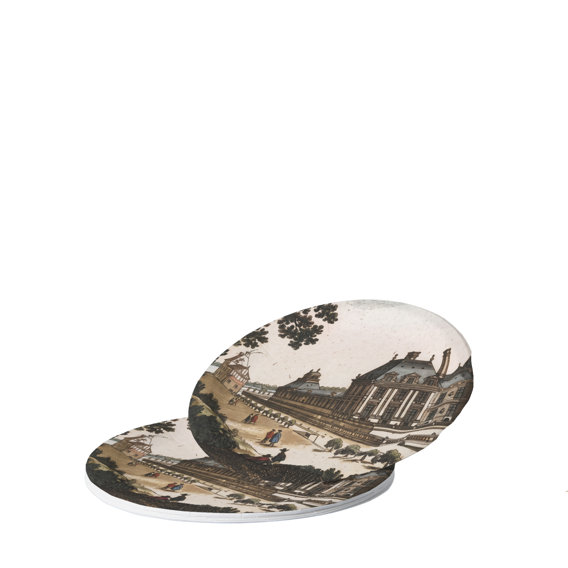 Vintage Voyagers France Paper Party Plates