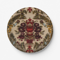 Vintage voyagers France Velours de Lyon Paper Plates