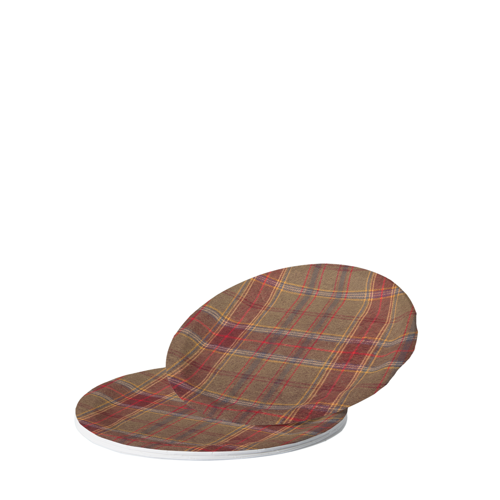 Vintage Voyagers France Fall Plaid Paper Plates
