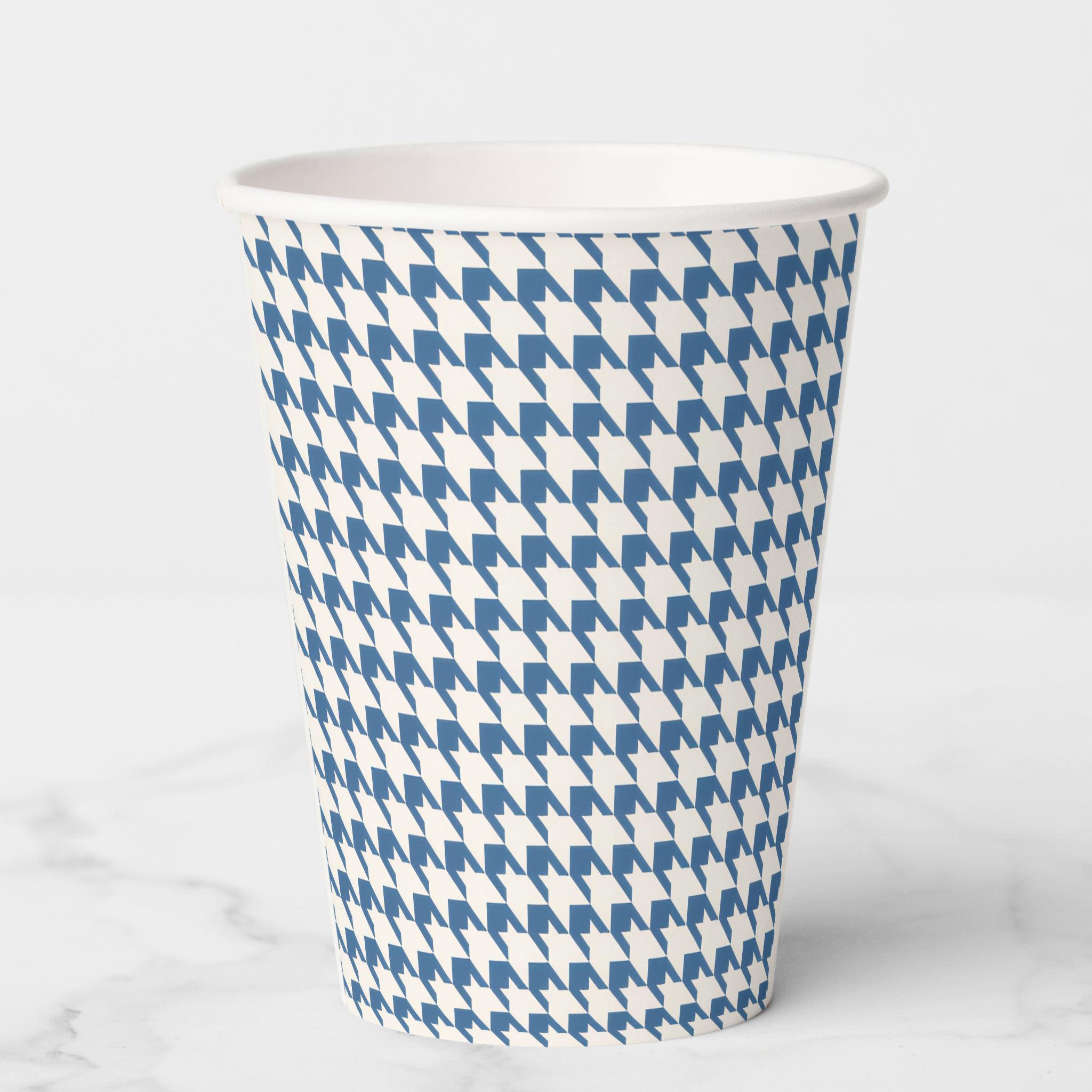 Vintage Voyagers France French Blue Paper Party Cups