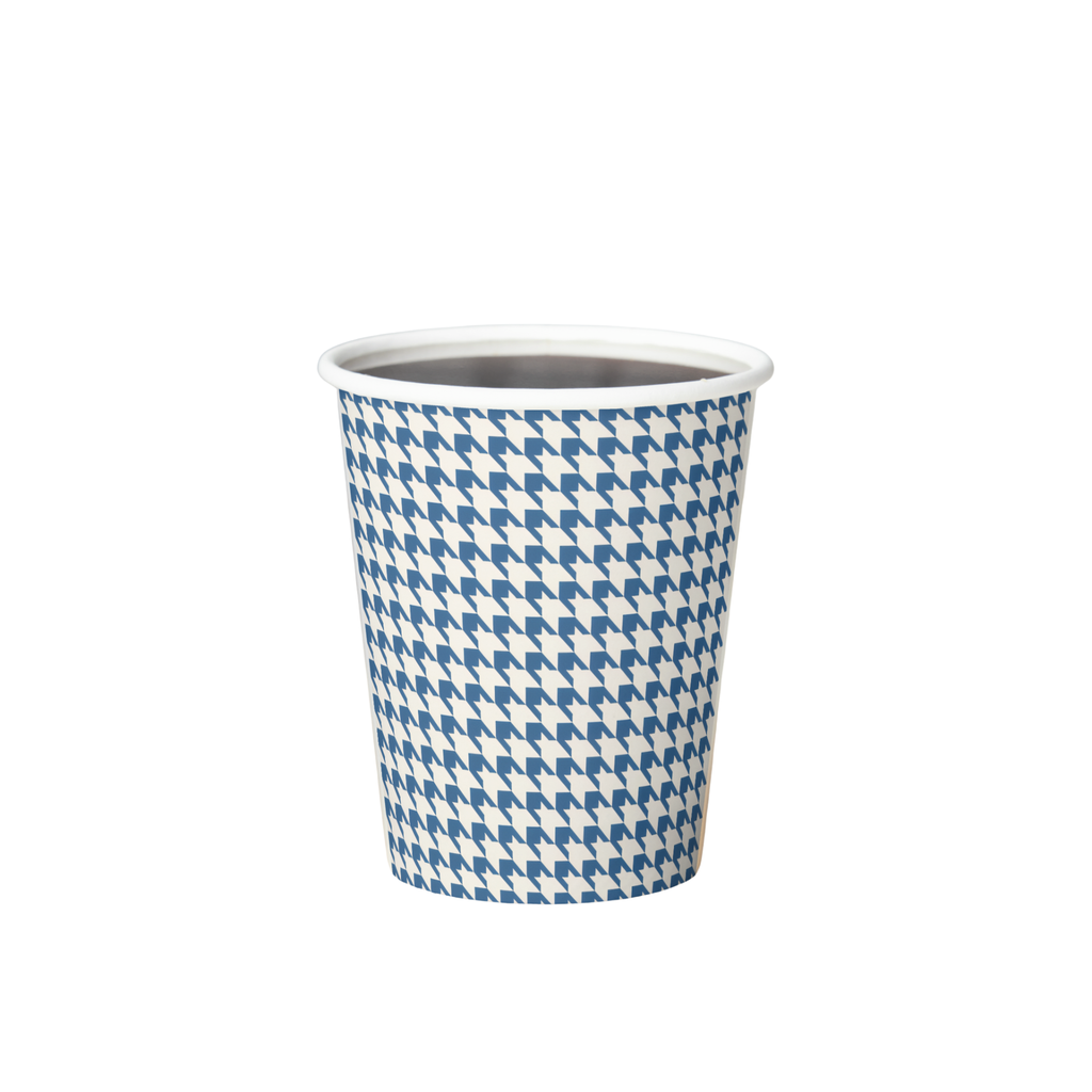 Vintage Voyagers France French Blue Paper Party Cups