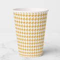 Vintage Voyagers France Golden Paper Party Cups