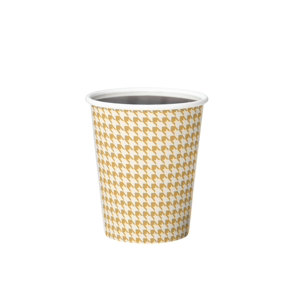 Vintage Voyagers France Golden Paper Party Cups