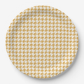 Vintage Voyagers France Golden Paper Plates
