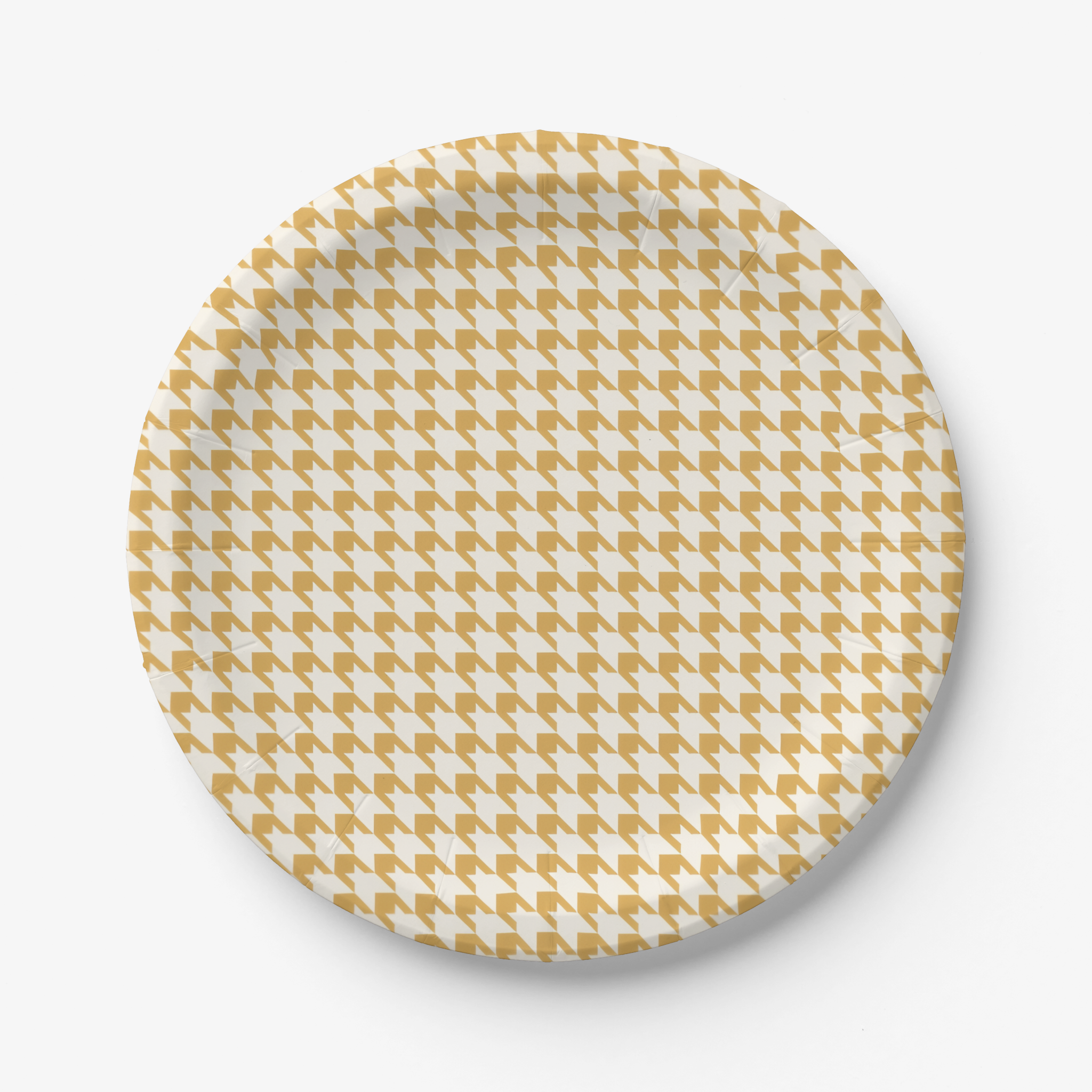 Vintage Voyagers France Golden Paper Plates