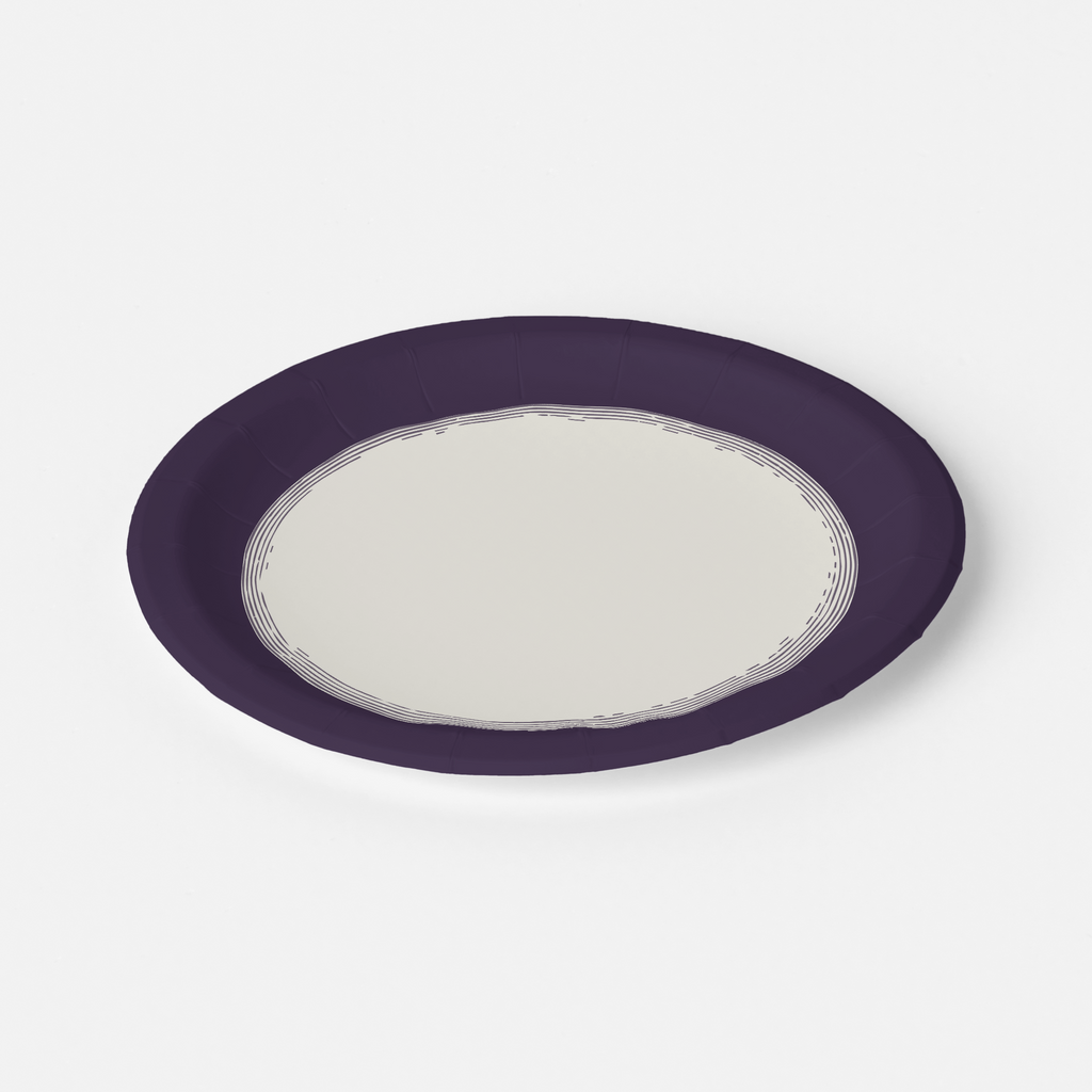 Vintage Voyagers France Grape Paper Party Plates