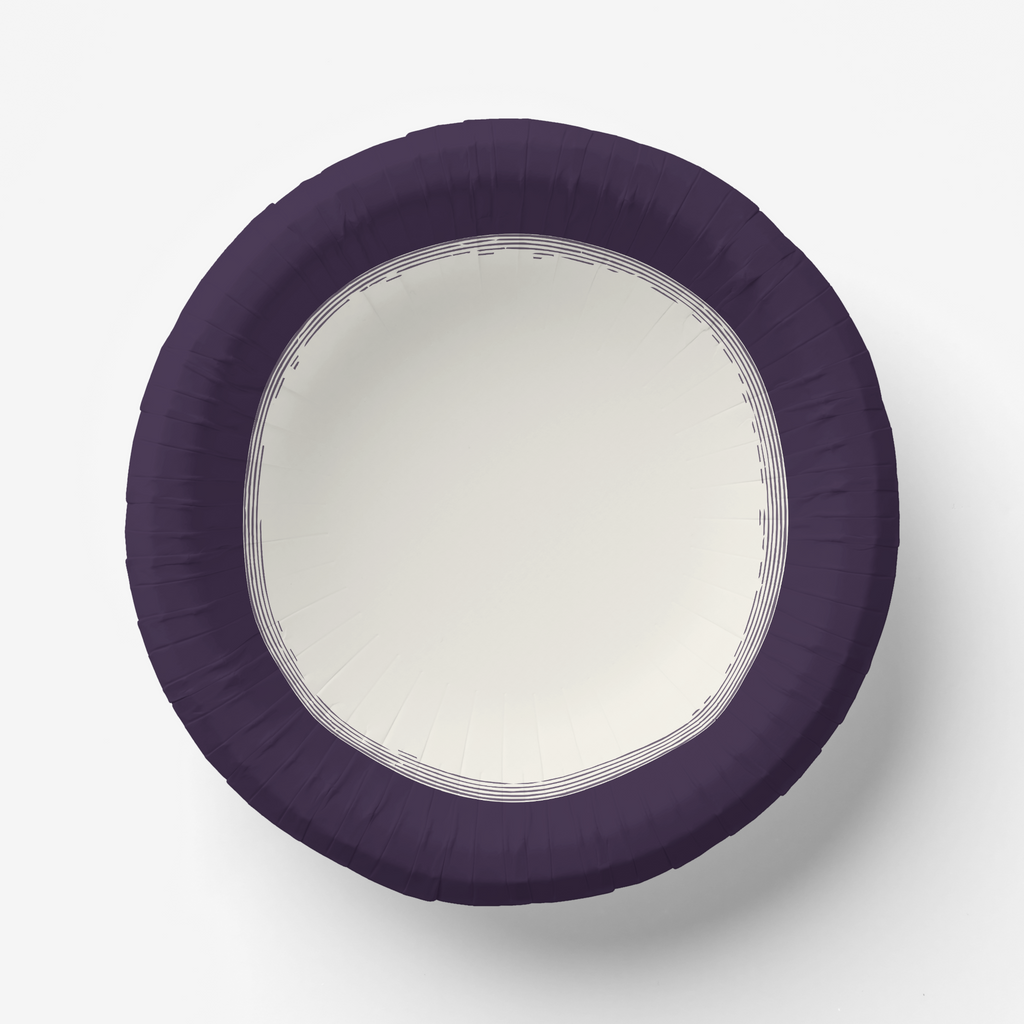 Vi ntage Voyagers France Grape Paper Party Plates