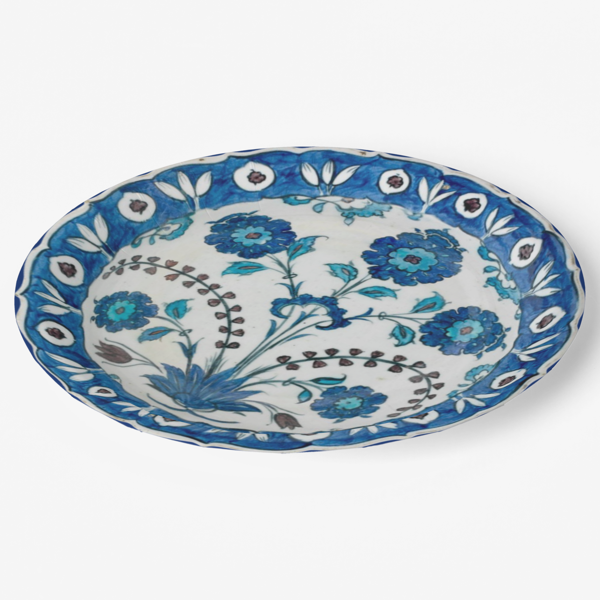 Vintage Voyagers France Iznik Paper Party Plates