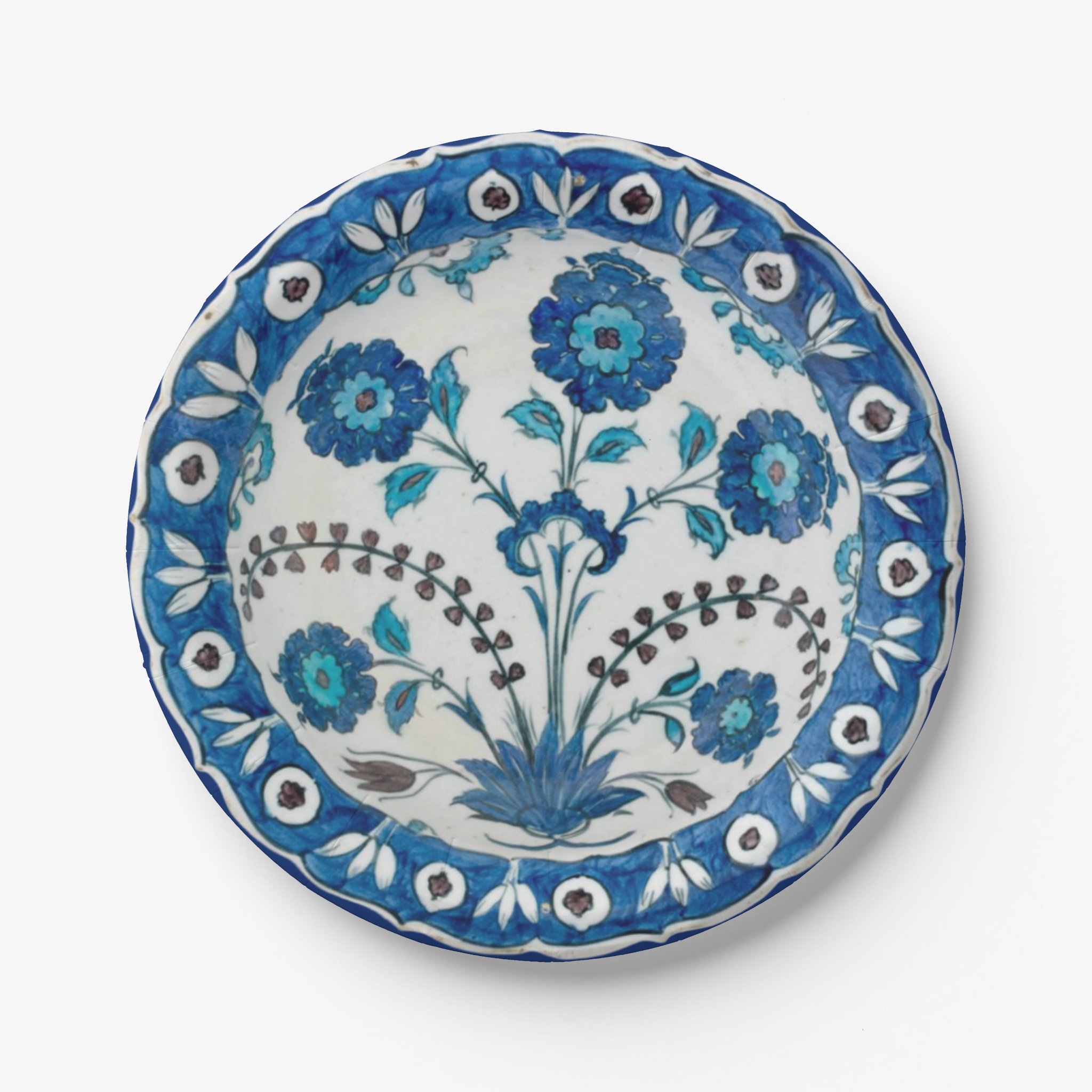 Vintage Voyagers France Iznik Paper Party Plates