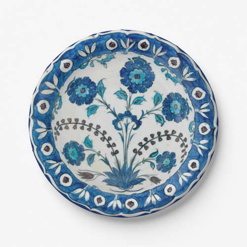 Vintage Voyagers France Iznik Paper Party Plates
