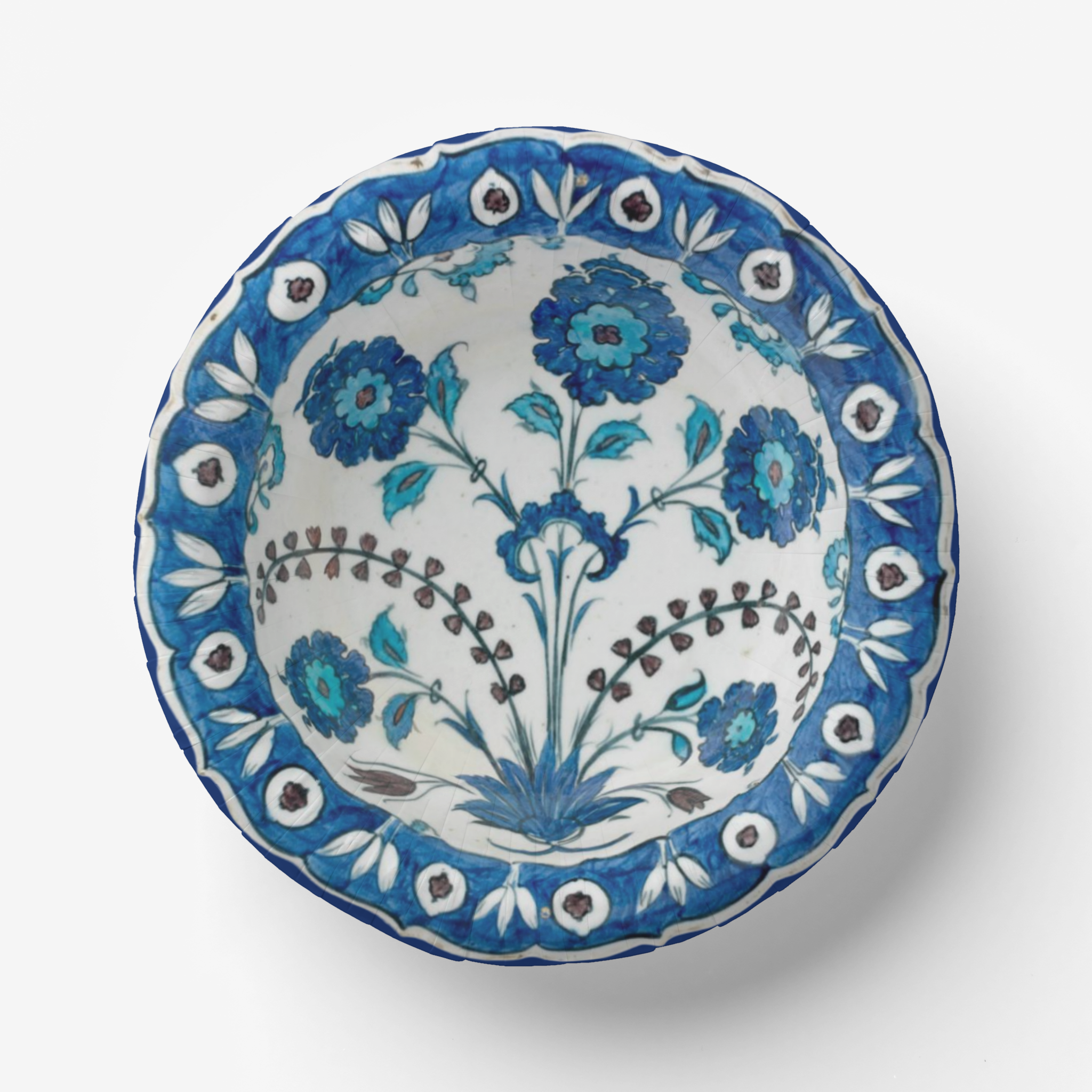 Vintage Voyagers France Iznik Paper Party Plates