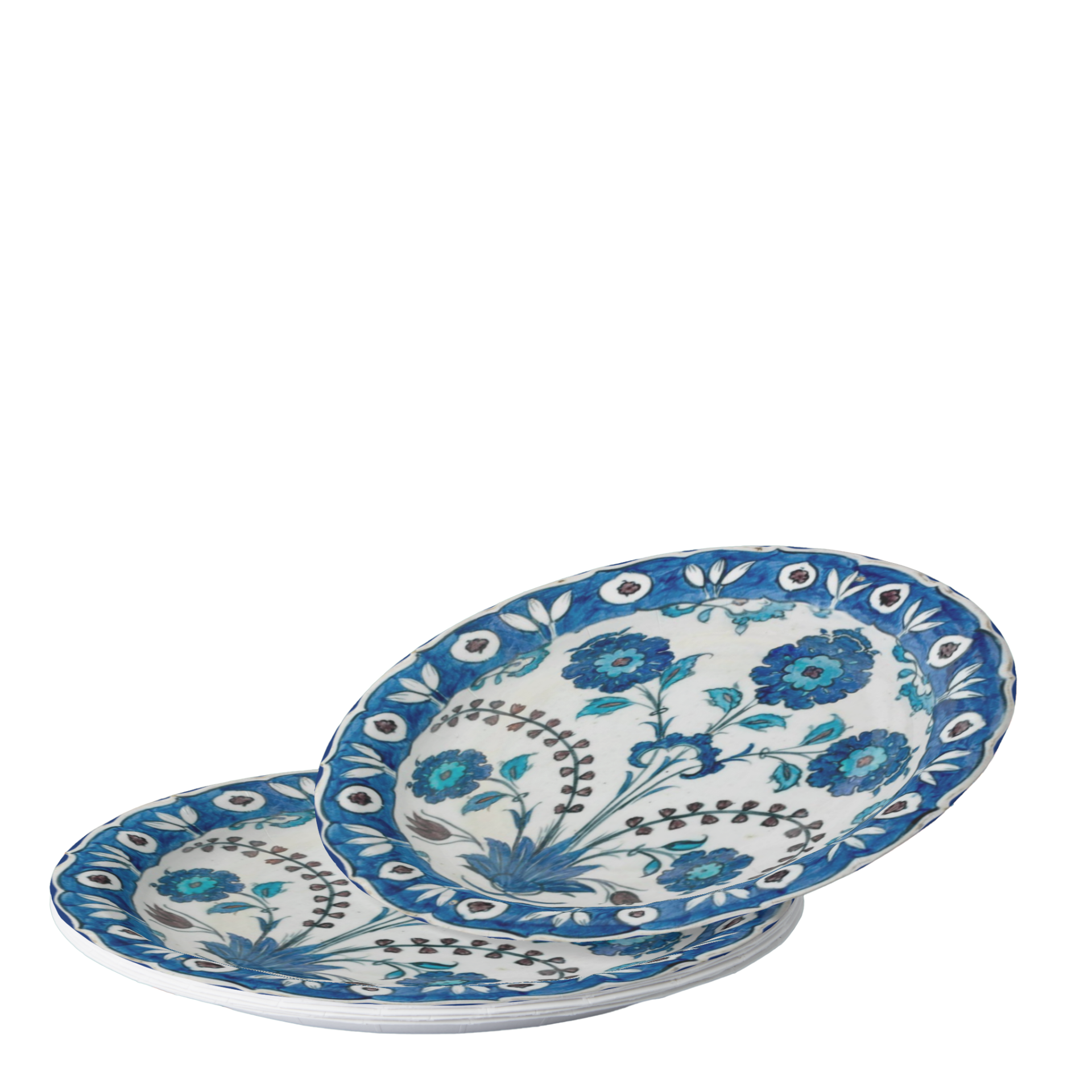 Vintage Voyagers France Iznik Paper Party Plates
