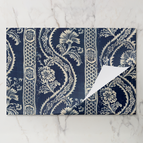 Vintage Voyagers France Indigo Paper Placemat Pad