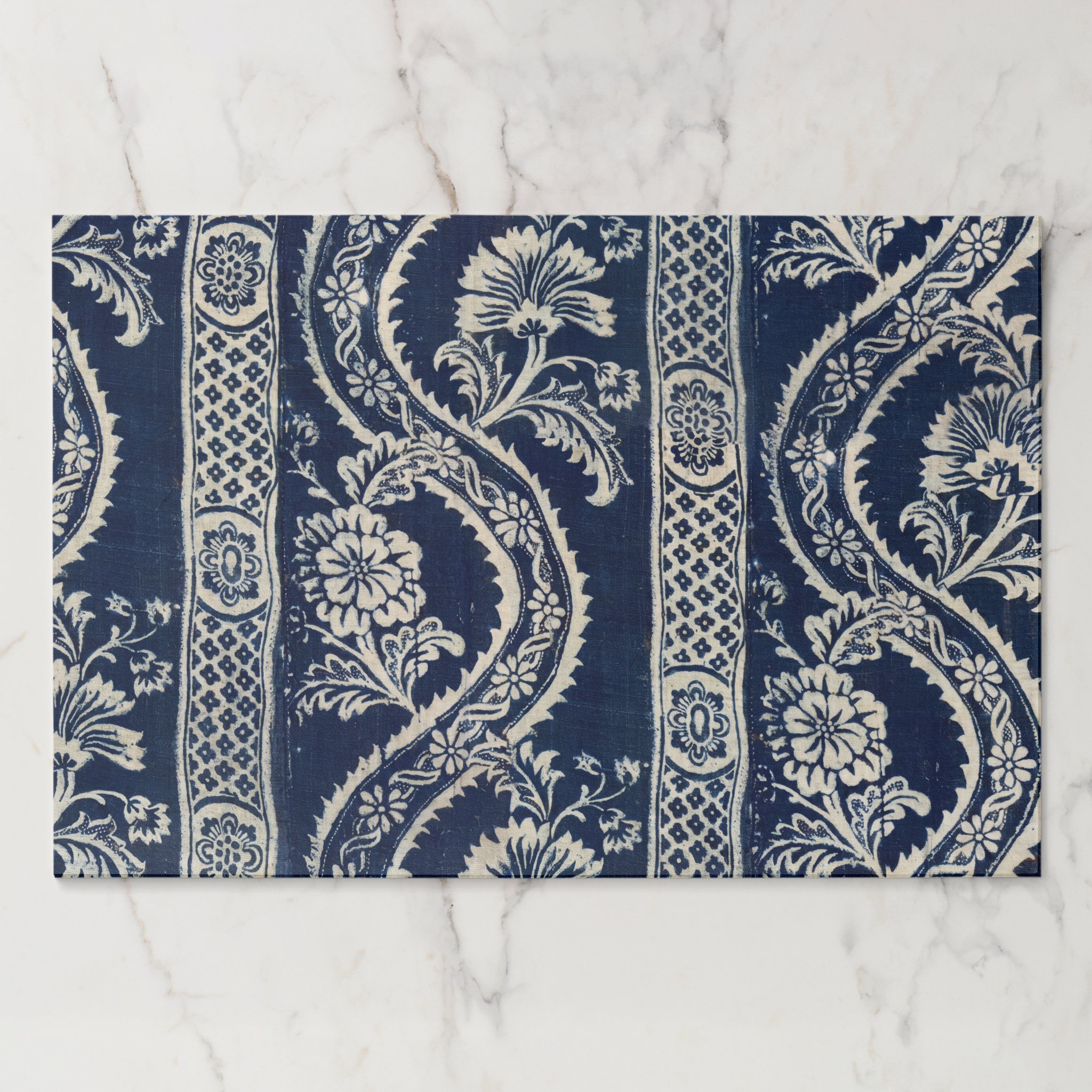 Vintage Voyagers France Indigo Paper Placemat Pad