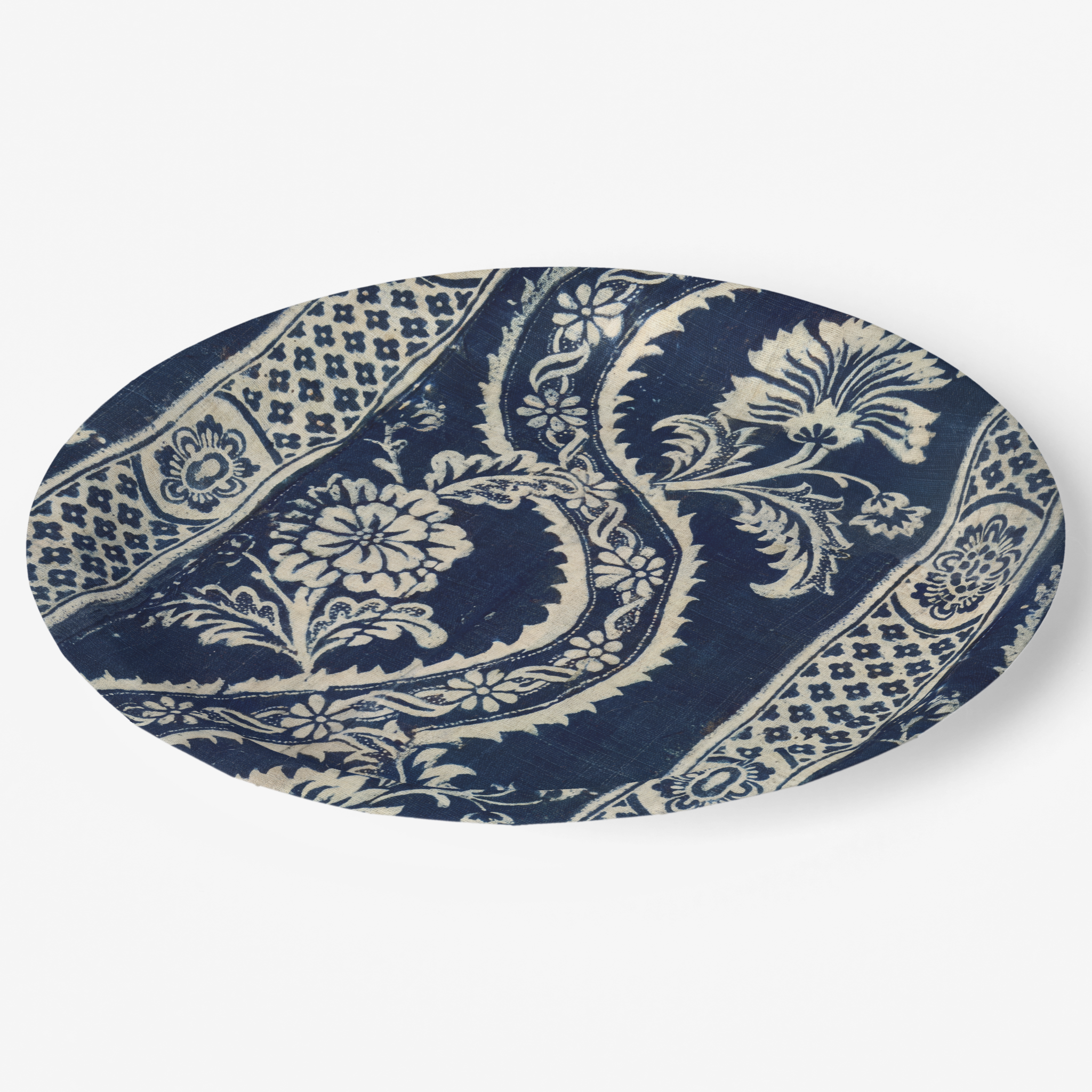 Vintage Voyagers France Indigo Paper Plates