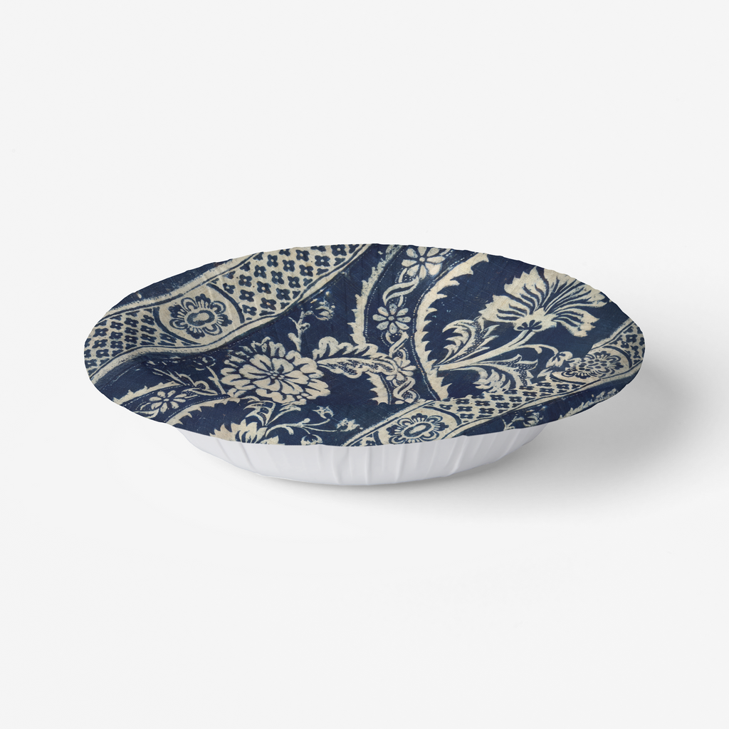 Vintage Voyagers France Indigo Paper Plates