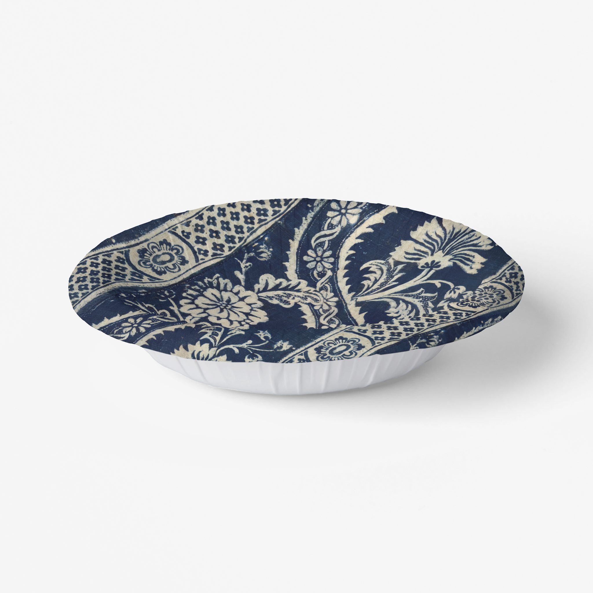 Vintage Voyagers France Indigo Paper Plates