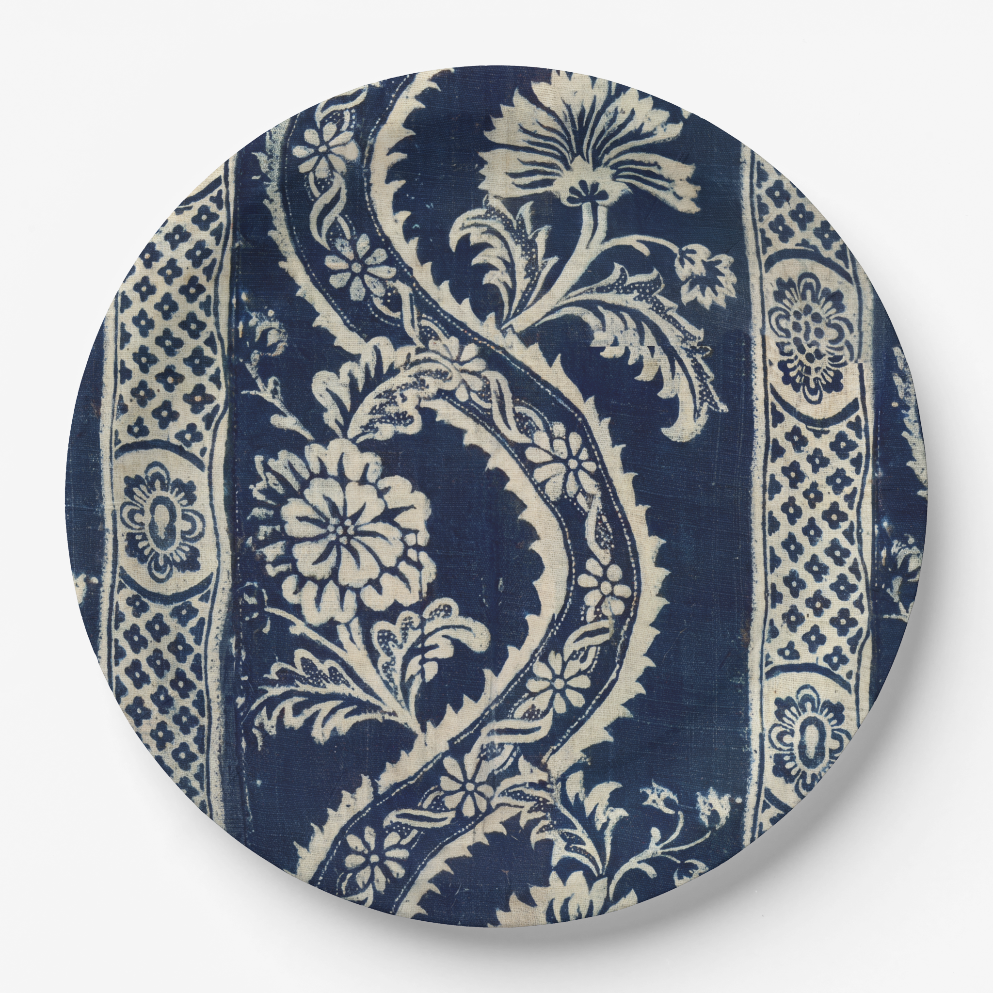 Vintage Voyagers France Indigo Paper Plates